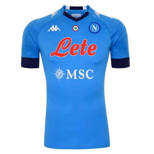 Camiseta Napoli Replica Primera Ropa 2020/21 Azul